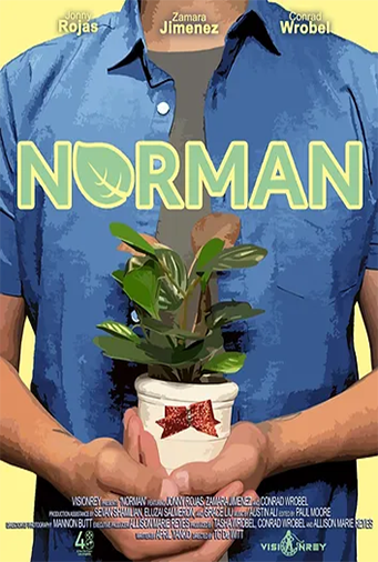 poster for a film called Norman created and starring April Yanko